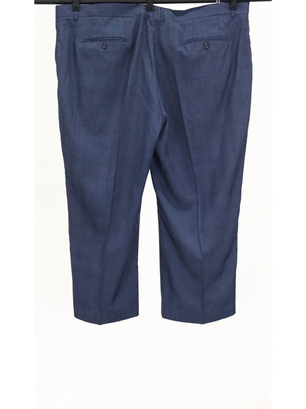 Bocaccio 54L 46x26 Blue Full Suit 2-Button Check R923